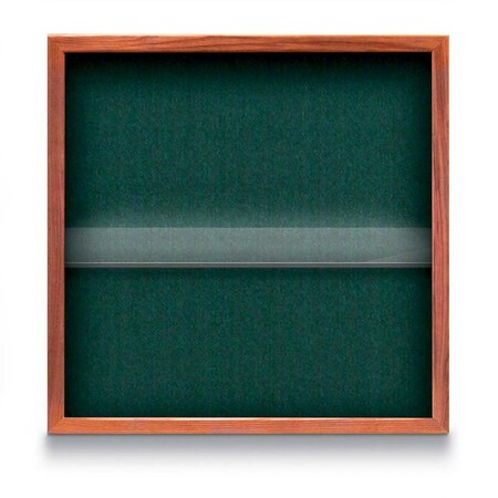 Outdoor Enclosed Combo Board,48x36,Bronze Frame/Blue & Apricot